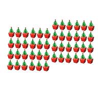 Beaupretty 48 Piezas cajas de bombones cajas de chocolate de papel de dulces de magdalenas candy box para joyas pequeñas tratar contenedores de papel de navidad