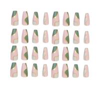 Beaupretty 48 Uñas Postizas Cuadradas Cobertura Total Uñas Postizas Rectas Uñas Postizas Medianas Cobertura Total Kit De Uñas Postizas Uñas Postizas Francesas De Colores Abs