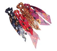 Beaupretty 4piezas Anillos De Calabaza Pelo Coleteros Elásticos Unidades Accesorios De Fiesta Para Halloween