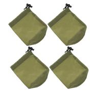 Beaupretty 4piezas Bolsa De Almacenamiento Nailon Resistente Organizador Compacto Cordón Para Camping Senderismo y Kits De Emergencia Unidades