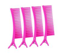 Beaupretty 4piezas Clips De Pelo Antideslizantes Con Peine Integrado Para Seccionar y Estilizar Cabello Para Coloración Permanente y Salones De Belleza