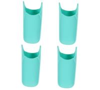 Beaupretty 4piezas Cubierta De Para Planchas y Rizadores De Cabello Protección Térmica Soporte De De Color Verde Agua