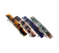 Beaupretty 4piezas Horquilla Pinzas Cabello Deslizables para Mujer Cabello Fino Grueso Pinza Decorativa Estilo