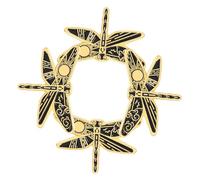 Beaupretty 4piezas Joyas de Broche de Libélula de Aleación Broches Decorativos Creativos de Dibujos Animados Prendedores de Solapa de Libélula de Sol y Luna para Ropa Broches de Joyería