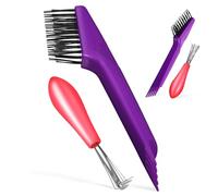 Beaupretty 4piezas Limpiador Cepillos Pelo Herramienta Limpiar Salones Domésticos