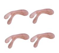 Beaupretty 4piezas Masajeador De Resina Rascador Facial Portátil Para Acupuntura Limpieza y Relajación De Puntos De Acupuntura Herramienta De Casa