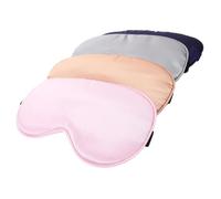 Beaupretty 4piezas Máscara para Dormir de Seda Antifaz para Dormir Elegantes Ojos Antifaz de Viaje para Cubrir los Ojos Color Aleatorio