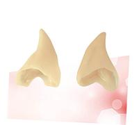 Beaupretty 4piezas Orejas De De Simulación Prótesis De Orejas De Látex para Cosplay Accesorios para Fiesta De Halloween Falsas Puntiagudas De Látex De Halloween Elficas Niña