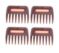 Beaupretty 4piezas Peines De Peluquería Para Hombre Unidades Peine De Plástico Textura Moldeador Para Peinado Masculino Para Peluquerías y Uso Doméstico