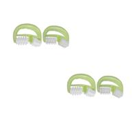 Beaupretty 4piezas Rodillo Masajeador De Acupresión De Plástico Diseño Ergonómico Para y Tonificación De Color Verde Para