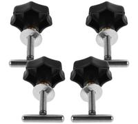 Beaupretty 4piezas Tornillos de Fijación con Manija de Plástico para Riel de Montaje Perilla de Apriete Manual Compatible con Volkswagen Ajuste Preciso y Montaje Rápido para Accesorios
