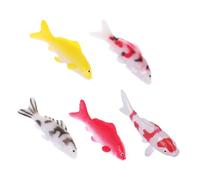 Beaupretty 5 Adornos para Pecera Modelo De Pez Ornamental Pez De Resina Miniatura Adorno para Pecera
