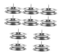 Beaupretty 5 Juegos Base De Palo De Moxibustión Soldar Colador Pulidora Pestillo Soportes Y Organizadores De Pintalabios Montado Gel Puerta Cerraduras Ley Acero Inoxidable Silver 2 Piezas * 5