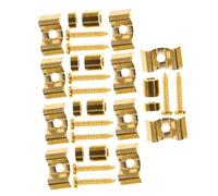 Beaupretty 5 Juegos Retenedores de Cuerdas para Guitarra Eléctrica de Estilo Vintage Acero Inoxidable Guía y Fijación con Tornillos Compatible con Fender Mejora Resonancia y Sujeción Segura