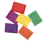 Beaupretty 5 Juegos Telepathic Number Cards Halloween Mind Reading Tricks Toys Mental Math Telepathic Playing Cards For Stage Performances and Party Supplies