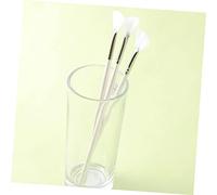 Beaupretty 5 piezas Brochas Abanico de Nylon para Maquillaje Aplicador Facial Cómodo y Ligero para Mujeres Fácil de Limpiar y Portátil para Faciales y Cuidado