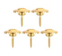 Beaupretty 5 Piezas Retenedor para Cuerdas Guía Metálica con Tornillos Mejora Tono y Afinación Estable para Guitarra Eléctrica Instalación Rápida y Mantenimiento Sencillo