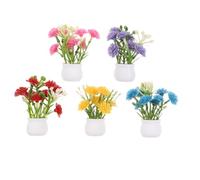 Beaupretty 5 Piezas Scale Tiny Flower Pots For DIY Fairy Garden Table Centerpiece Micro Landscape and Shelf Decor