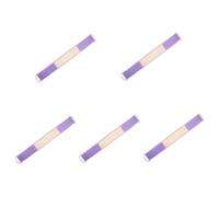 Beaupretty 5 Piezas toalla de baño de lufa toallitas toallas trapo para fregar depurador exfoliante tómate un baño frotar la espalda herramienta tira hacia atrás tina Púrpura