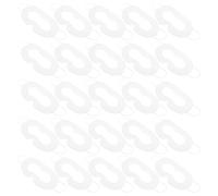 Beaupretty 50 Almohadillas Desechables para Máscara Facial de Realidad Virtual, No Tejidas, Absorbentes de Sudor, 33x13 Cm, Color, Transpirables y Compatibles para Juegos,