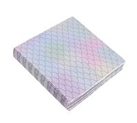 Beaupretty 50 Hojas pañuelos de fiesta servilletas de papel decorativas suministros para fiestas en el océano Decoración de mesa pañuelo facial para fiesta servilleta de fiesta Colorful