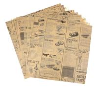 Beaupretty 50 Hojas Papel para Envolver Rollos de Pollo y Manualidades Retro, Papel de Embalaje Multiusos de 25 Cm X 50 Hojas, Seguro y Saludable Impresión Clara y Estilo Vintage