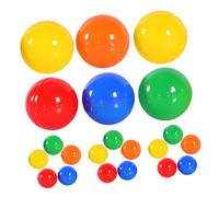 Beaupretty 50 Piezas Bolas de Lotería Abiertas Reutilizables de Plástico para Eventos Festivos