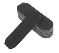 Beaupretty 50 Piezas Herramientas De Cuidado De Los Pies De Pies Para Duras Recambios De Limas Recargas De Removedor De Muerta Negro Papel De Lija Sábana Mate