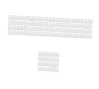 Beaupretty 500 Piezas Delantal Babero Desechable Accesorios De Spa Delantal Transparente Capa De Salón Corte De Pelo Capas De Salón Suministro De Salón Espesar Película Desechable Capa De