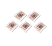 Beaupretty 500piezas Unidades Bastoncillos De Algodón Con Palillo De Madera Doble Punta Material Seguro Para Cara y Cuerpo Paquete Ahorro Resistente y Cómodo Para Limpieza y Maquillaje