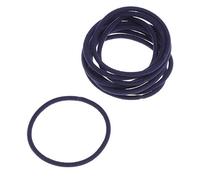 Beaupretty 50Pcs Cintas para El Cabello de Nylon Gomas para El Cabello Cuerda Elástica Suave para Niñas Pequeñas Mujeres (Azul Marino)