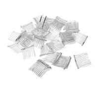 Beaupretty 50piezas Accesorios Cabello De Novia Dientes Peinetas De Metal Pinzas Pelo De Boda Para Peinados Elegantes y Ceremonias De Boda