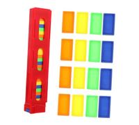 Beaupretty 5bolsas Dominó Juguete De Tren Bloques De Dominó Colores Aleatorios Juguete Educativo para Interiores