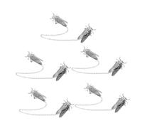 Beaupretty 5piezas Broches de Cigarra Bonitos Prendedores de Solapa Retro de Figuras para Collar Ropa Abrigo Accesorios para Trajes Broches de Cadena Borlas para Hombre y Mujer