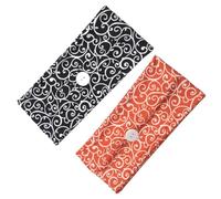 Beaupretty 5piezas Diadema De Yoga Antiestrangulamiento Banda Cabello Transpirable Con Botones Para Mujer Para Correr y Fitness