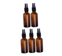 Beaupretty 5piezas Frascos Compactos De Vidrio Para Cosméticos Duraderos y Rellenables Protección De Luz y Actividades Al Aire