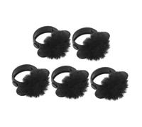 Beaupretty 5piezas Funda Para Micrófono De Solapa Protector De Viento Peludo Reducción De Ruido Resistente Al Viento Para Uso Exteriores Compatible Mayoría De Micrófonos De Solapa