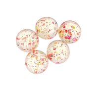 Beaupretty 5Piezas Pelota Hinchable de Frutas Juguete Cognitivo Transparente para Unidades para Aprendizaje y Desarrollo Sensorial