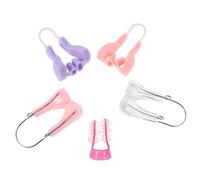 Beaupretty 5piezas Pinza Nariz Moldeador De Silicona Suave Clip Corrector Nasal Para y Realzar La Nariz Dispositivo De Belleza Invisible De Uso Diario y Nocturno