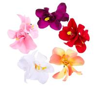 Beaupretty 5piezas Pinzas Cabello Forma De Flor Accesorios De Pelo Coloridos Para Niñas Clips Elegantes Para Decorar Peinados Ocasiones Especiales