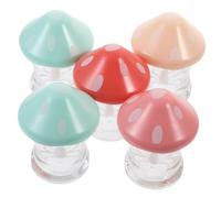 Beaupretty 5piezas Tubos de Esmalte de Labios con Forma de Hongo Kit Vacío para Hacer Brillo Labial Recipientes para Brillo Labial para Pequeñas Empresas Color Aleatorio