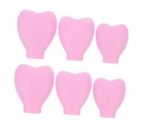 Beaupretty 6 Fundas Para Brochas De Maquillaje Corrector Tinte Cosmética Cinta Adhesiva Soporte Para Brochas De Maquillaje Protector De Sombras De Ojos Brillo Labial Transparente