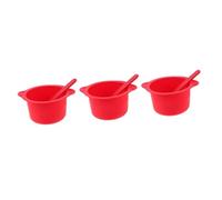 Beaupretty 6 Juegos Barras De Cera Para Depilación Quemador De Cera Kit De Máquina De Depilación Transatlántico Gel Tinte Trapeador a Vapor Limpiador Paraca Gel De Sílice Rojo Reutilizable
