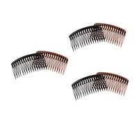 Beaupretty 6 Piezas 16 Peine Para Novia Peine De Velo De Novia Peines De Boda Pinzas Para El Cabello Para Niñas Tubo De Rímel Dorado Tiara Accesorios Chica De Las Mujeres