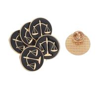 Beaupretty 6 Piezas Broche Metal Prendedor de Solapa Vintage para Abogados Estudiantes de Derecho Accesorios para Traje Broche de Mujer para Ropa Prendedor de Juez