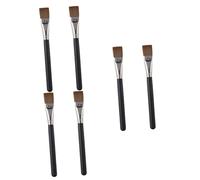 Beaupretty 6 Piezas Cepillo De Cepillo De Base Aplicador De Cepillo De Cepillo Reutilizable Para Arcilla Fibra Artificial Perder De La Piel Cangzhou