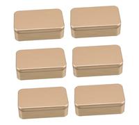 Beaupretty 6 Piezas Contenedores Portátiles con Tapa para y Accesorios Almacenamiento Decorativo para Recuerdos y Joyas