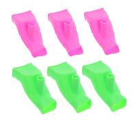 Beaupretty 6 piezas de Mango de Fregadero Adaptador para Grifos y de Agua Rosa Verde Diseño y Antisalpicaduras para Lavabo y Baño