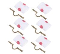 Beaupretty 6 Piezas Juguete de uñas Falso Novedad Aterrador Víspera de Todos los Clavos una Broma bromas del Dia de los Inocentes Kit de Broma para Blanco Color Aleatorio