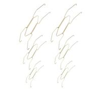Beaupretty 6 Piezas Soporte Invisible para Platos Decorativos de Pared en Aleación de Cobre y Abs, Diseño Resistente y Compacto Adecuado para Montaje en Muro Hogar